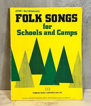 Jerry Silverman&#39;s Folk Songs For Schools And Camps Sheet Music Song Book... - £6.21 GBP