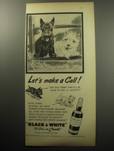 1954 Black &amp; White Scotch Ad - Let&#39;s make a call! - £14.65 GBP