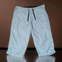 Wilson Womens Blue Capri Pants Size XL roll tab - $11.87
