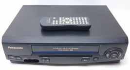 Panasonic Omnivision VCR VHS Player Recorder 4 Head PV-V4521 w/ Universa... - $58.87