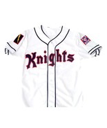 Roy Hobbs #9 New York Knights Button Down New Men Baseball Jersey White ... - $54.66 CAD+