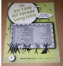 All Time Hit Parade Song Folio Songbook Vintage 1951 Ukelele And Guitar ... - $34.21 CAD