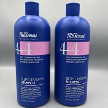Lot of 2 Tresemme 4+4 Deep Cleansing Shampoo 32 fl oz each Professional - £51.35 GBP