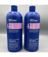 Lot of 2 Tresemme 4+4 Deep Cleansing Shampoo 32 fl oz each Professional - £50.18 GBP