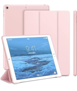 Case Compatible with iPad 9th Generation, Auto Wake&amp;Sleep Slim Trifold Pink - $167.07 MXN