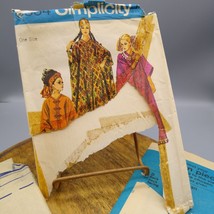 Vintage Sewing PATTERN Simplicity 8354, Womens 1969 Caftan, One Size - $13.93