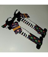 NWT 2 Skeleton Halloween Plush Squeaky Dog Toys Lot 12&quot; Long Multipet - £12.60 GBP