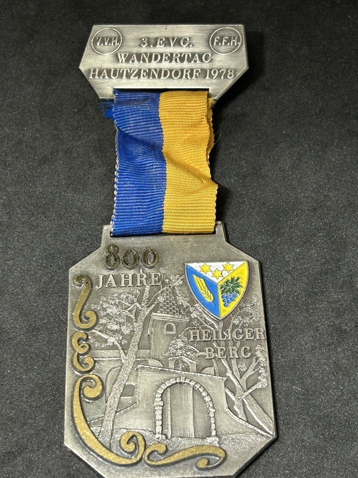 1978 Austrian Vintage Medal Hautzendorf 3rd International March Heiliger... - $20.75