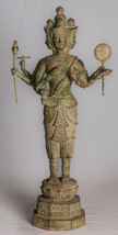 Brahma Statue - Antique Thai Style Standing Bronze Brahma Statue - 76cm/30&quot; - £1,242.52 GBP