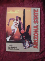 Arizona State Sun Devil College Basketball 1994 Media Guide Program - $3.78