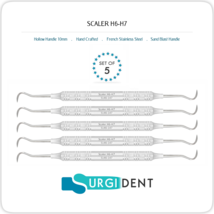 *Set Of 5* Sickle Scaler H6-H7 Dental Hand Tools Instruments *Ce* - £23.51 GBP