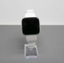 Fitbit Versa Lite Edition FB415 Smartwatch - Silver with White Silicone Band image 2