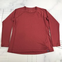 Patagonia Capilene Base Layer Shirt Womens Extra Large Red Crew Neck PULLED - £14.56 GBP