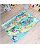 Bluey Area Rug Multicolor Town Slip-Resistant Stain Resistant Rectangular - $79.99