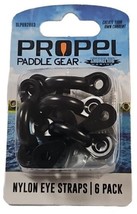 Shoreline Marine Propel Paddle Gear Kayak Nylon Eye Straps 6-Pack w/Hard... - $9.89