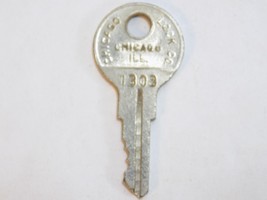 VINTAGE REPLACEMENT KEY CHICAGO LOCK COMPANY #1308 MADE IN USA - £7.01 GBP
