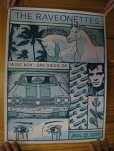 Raveonettes Poster The San Diego Concert Poster Jan 21 2017 - £286.67 GBP