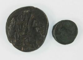 Ancien Grèce 2-coin Kit Cyme ( Kyme) Aeolis AE Thessalian League AE - €53,84 EUR