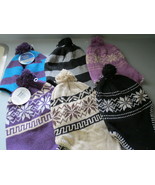 NWT Mens/Womens Ski Earflap Beanie Skull Tapper Hat Fleece Lined - $95.19 MXN