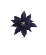 Glittered Poinsettia Flower Stem (Set of 6) - 791035 - $1,615.07 MXN