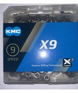 KMC 9-Speed X9 Bike Chain Road MTB 116L fits Shimano SRAM Campy Stretch-... - $18.32