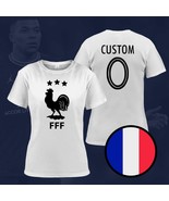 France Custom Name Champions 3 Stars FIFA World Cup Qatar 2022 White T-S... - $41.01 CAD+