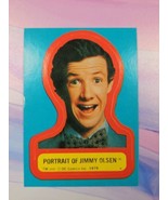 Topps Superman the Movie 1978 &quot;Portrait of Jimmy Olsen&quot; Sticker Trading ... - $2.72 CAD