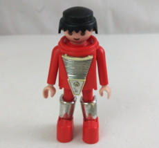 Vintage 1974 Geobra Playmobil Red Astronaut 3&quot; Toy Figure - £7.76 GBP