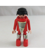Vintage 1974 Geobra Playmobil Red Astronaut 3&quot; Toy Figure - £7.76 GBP