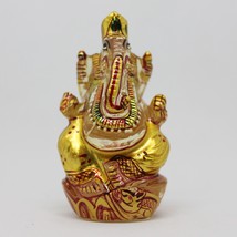 Crystal Ganesh Statue, Natural Stone Ganesh, Clear Quartz Ganesha, Statue Hand P - £79.93 GBP