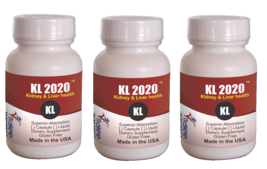 KL-2020 Liver and Kidneys Function Helper (3 bottles Caps 60 cnt) - £74.26 GBP
