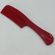 Vintage Goody 8.5&quot; Super Pocket Comb Cherry Red Unbreakable Retro Old Sc... - $9.99