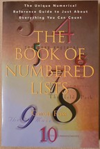The Book of Numbered Lists : The Unique Numerical Reference Guide to Just about - £3.58 GBP