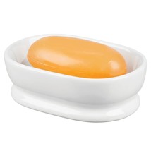 Decorative Ceramic Bar Soap Dish Tray For Bathroom Vanities, Countertops, Pedest - £16.67 GBP