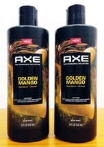 Lot of 2 Axe Fine Fragrance Body Wash Golden Mango Mandarin & Vetiver 18 OZ Each - $24.99