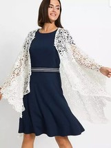 BP Floral Lace Poncho in Ivory One Size (ccc348) - £23.38 GBP