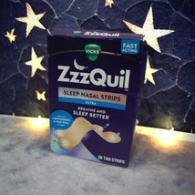 26 Tan Sleep Nasal Strips ZzzQuil Ultra Breath Better Vicks Fast Acting 1 Box - £15.30 GBP