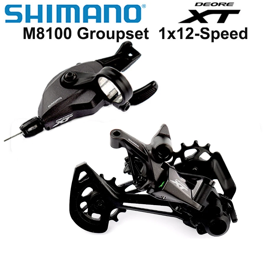 Shimano DEORE XT M8100 Groupset Mountain Bike Groupset 1x12-Speed  RD M8100 Rear - $206.99