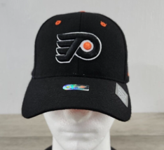 Vintage Philadelphia Flyers Nike Team StrapBack Hat Cap NHL Hockey - Black - £22.75 GBP