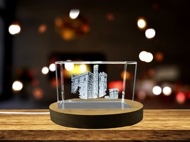 LED Base included | Castello di Brolio 3D Engraved Crystal Keepsake - Iconic - $484.45 MXN - $4,846.20 MXN