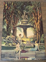 Chester Van Nortwick Print - Fountain of Youth, Early 1900&#39;s Rare - £70.49 GBP