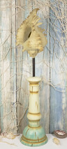 18&quot;H Large Nautical Ocean Miyoko Murex Seashell Replica On Pillar Base Figurine - £25.57 GBP