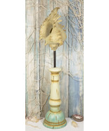 18&quot;H Large Nautical Ocean Miyoko Murex Seashell Replica On Pillar Base F... - $31.99