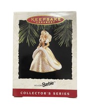 Holiday Barbie 1994 Hallmark Keepsake Collector&#39;s Series Christmas Ornament - £8.26 GBP