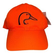 Ducks Unlimited Baseball Hat Adult Cap Adjustable Neon Orange NEW - $12.00