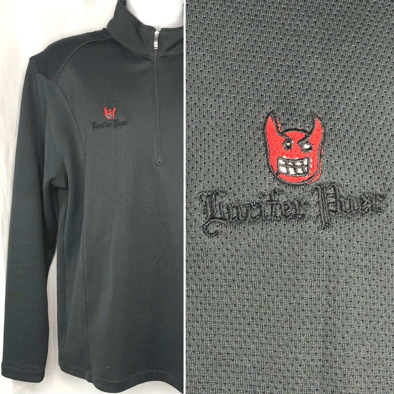 Lucifer Puer Devil Nike Golf Tournament Stretch Jacket sz Medium 2013 Los Gatos - $35.58