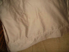 Hotel Collection Double Cording Solid Tan Queen Bedskirt 16&quot; Drop Pima C... - £15.70 GBP