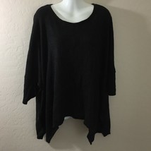 Joe Fresh Women&#39;s Black Sweater Knitted Size M Med Medium - £31.37 GBP