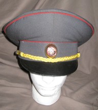 Vintage BELARUS Belorussian Interior Ministry Dress Visor Cap Hat - $60.00