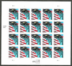 2006 39c Statue of Liberty &amp; Flag, SA, Sheet of 20 Scott 3966 Mint F/VF NH - £13.91 GBP